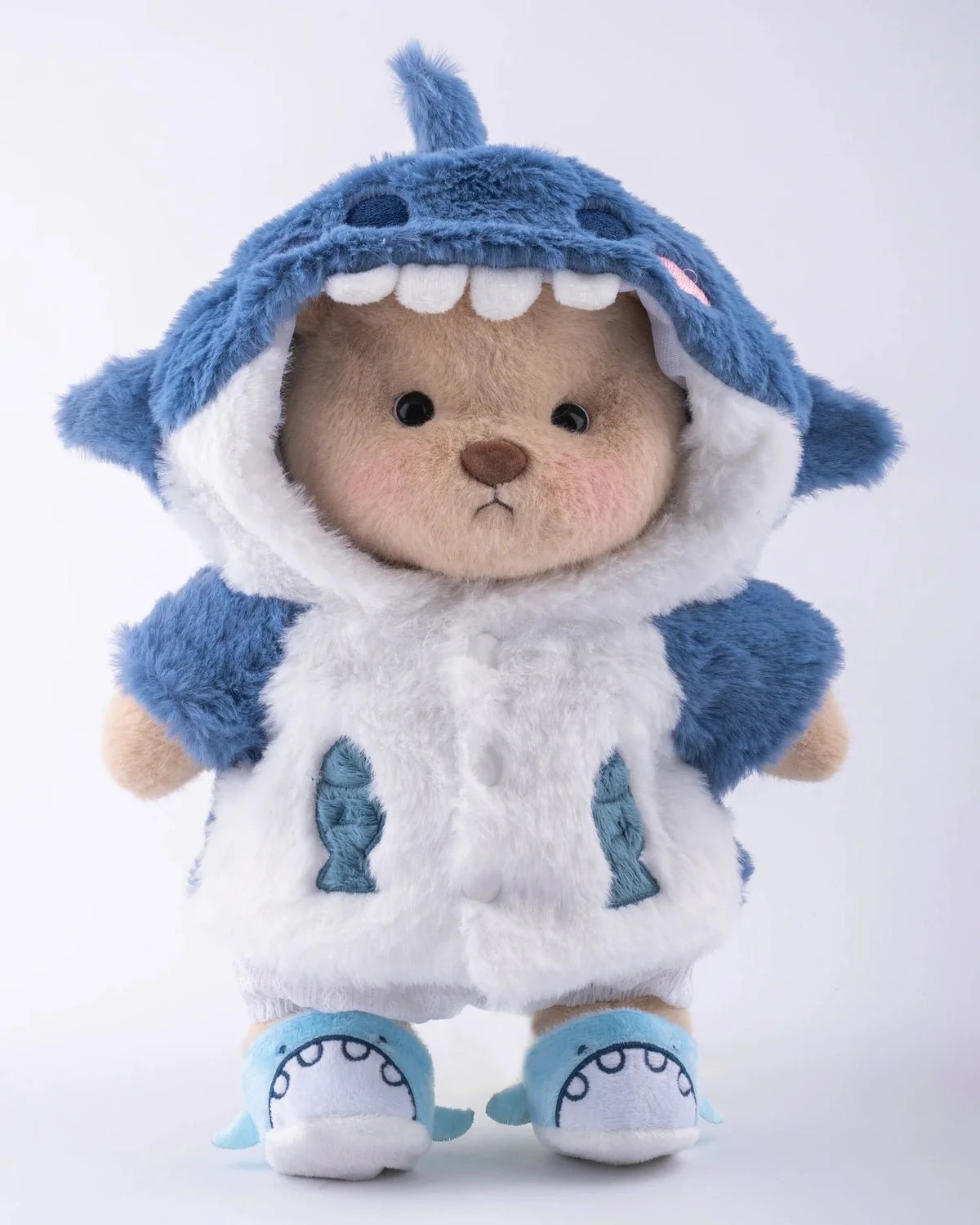 PuffyHug™ Mavi Shark Puffy Kostüm - Puffy Hug Türkiye