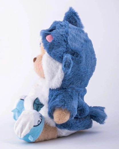 PuffyHug™ Mavi Shark Puffy Kostüm - Puffy Hug Türkiye