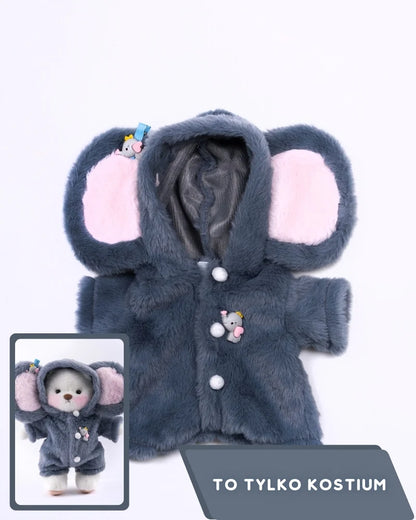 Kostium PuffyHug™ Fluffy Elephant